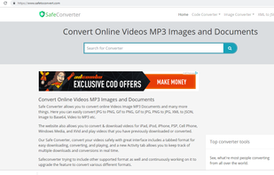 HomePage safeto convert
