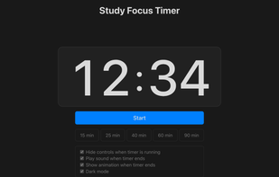 Study Focus Timer screenshot 3