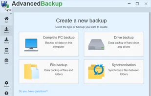 Advanced Backup screenshot 1