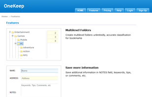 OneKeep screenshot 1