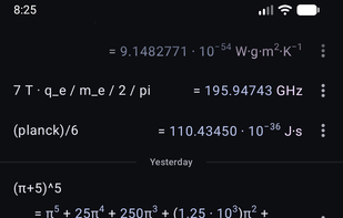 Qalculate! for Android screenshot 1