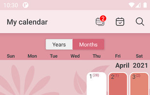 WomanLog Period Calendar screenshot 1