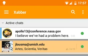 Xabber screenshot 1