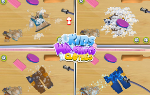 Kids Washing Clothes screenshot 2