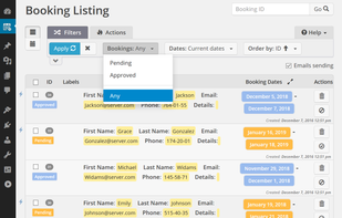 Booking Calendar screenshot 1