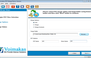 Voimakas PST Merge screenshot 1