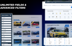 Possibility to add unlimited fields and advanced filters