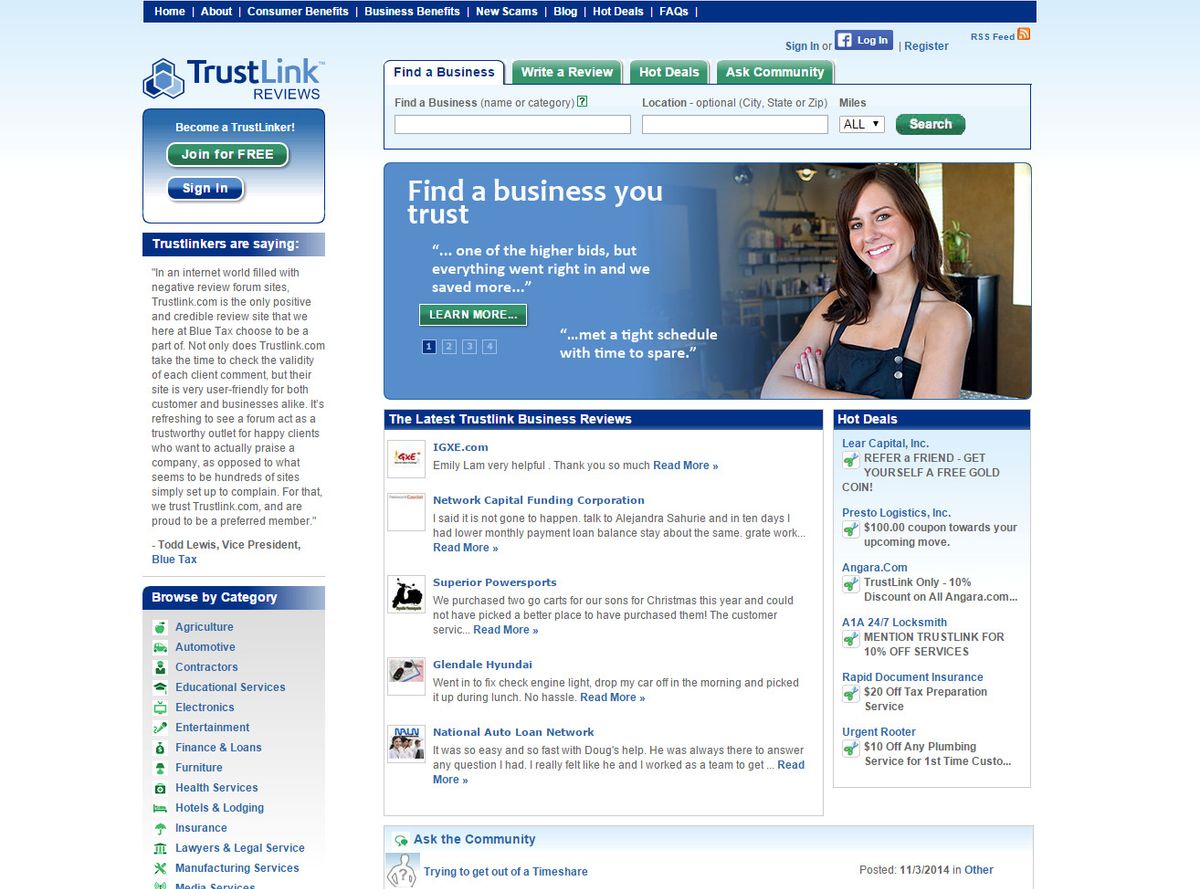 trustlink dating site