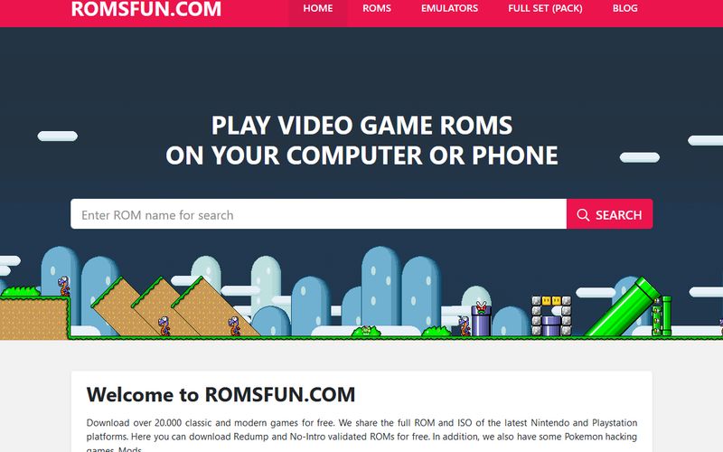 RomsFun is Nintendo Games and Video Game! 