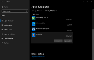 Privatefox screenshot 2