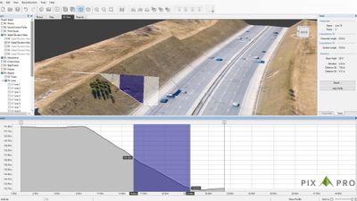 Pixpro GUI - measurements and calculations