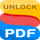 Unlock PDF icon