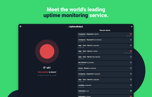 UptimeRobot screenshot 1