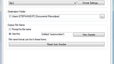 Output Settings