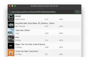 AudFree Spotify Music Converter screenshot 3