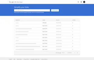 Google URL Shortener screenshot 1