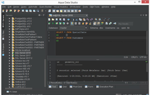 Aqua Data Studio screenshot 1