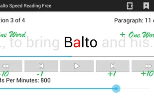Balto Speed Reading screenshot 1