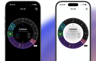 Dual screen nicely visualized day
