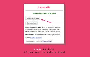 Untrack Me screenshot 1