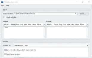 MultiDoc Converter screenshot 1