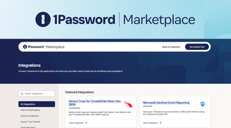 1Password launches a marketplace to simplify access to all its third-party integrations image