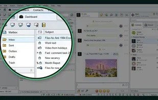 File transfer of any type is supported and is fully secure.
