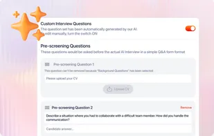 Dynamic AI questioning