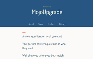 Mojo Upgrade screenshot 1