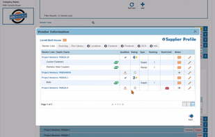 Procurement HUB screenshot 2