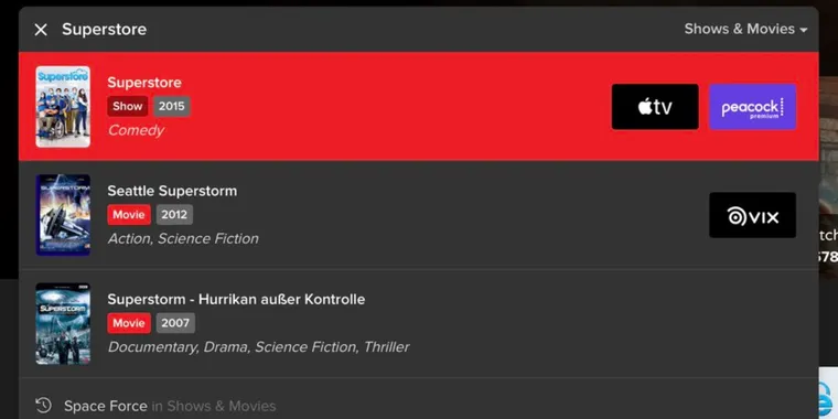 Trakt enhances website search functionality image