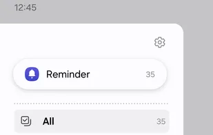 Samsung Reminder screenshot 1
