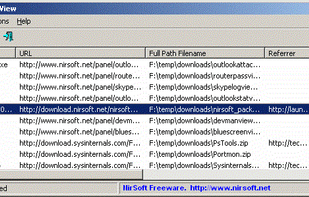 FirefoxDownloadsView screenshot 1
