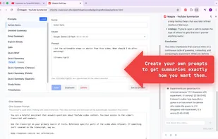 Magpie - YouTube Summarizer screenshot 2