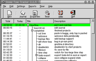GnoTime screenshot 1