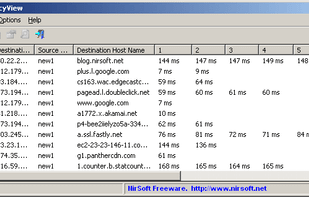 NetworkLatencyView screenshot 1