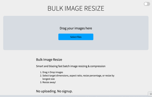 Bulk Image Resize screenshot 1