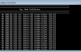 Fast DDoS Attack Cmd screenshot 1