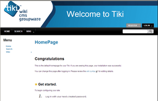 Tiki Wiki CMS Groupware screenshot 1