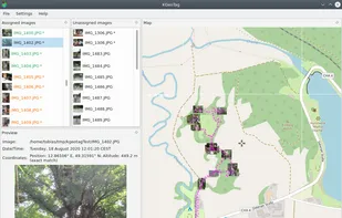 KGeoTag screenshot 1