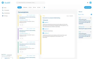 Buddi Web interface
