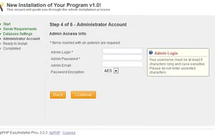 PHP EasyInstaller screenshot 1