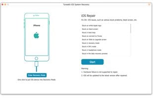 TunesKit iOS System Recovery screenshot 1