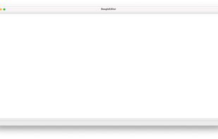 BeagleEditor when no file opened