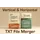 Verti Horiz Text File Merger icon