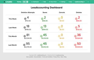 LessChurn screenshot 1