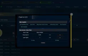 Unique Fleeting Features - You can quickly send expeditions without losing time with one-click, aswell send ships against planet from Galaxy Page without leaving the system you're scouting at the moment. Even better, you can create fleet templates.