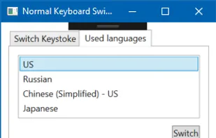 Normal Keyboard Switcher screenshot 1