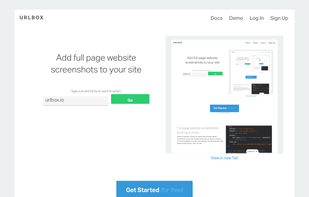 urlbox.io full page website screenshots as a service