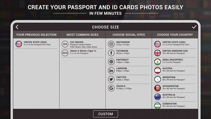 Passport Size Photo Maker screenshot 1